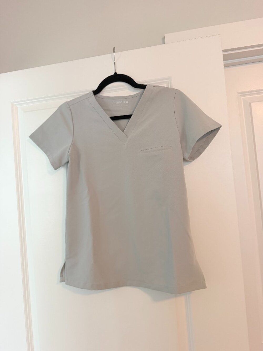 Grey Scrub Top